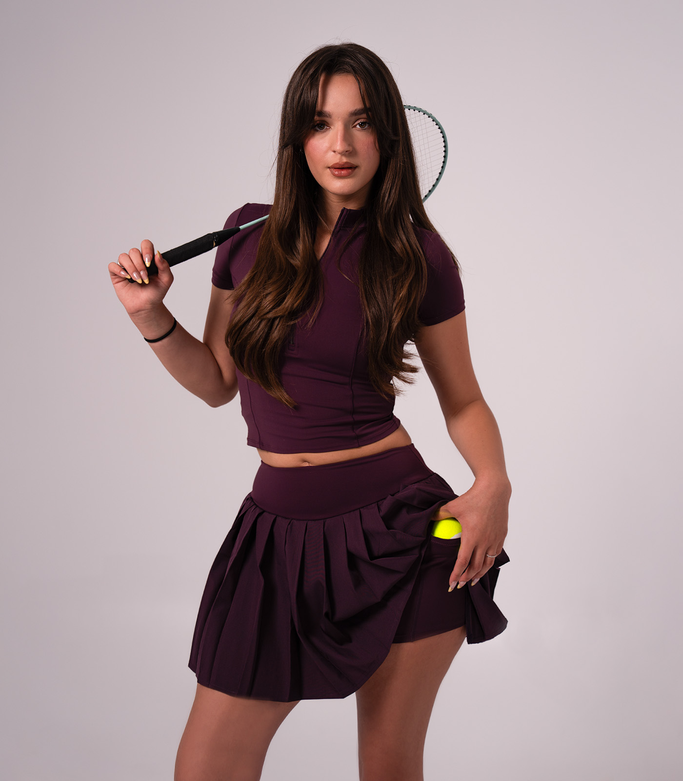 Plum Espresso Skort - Image 3