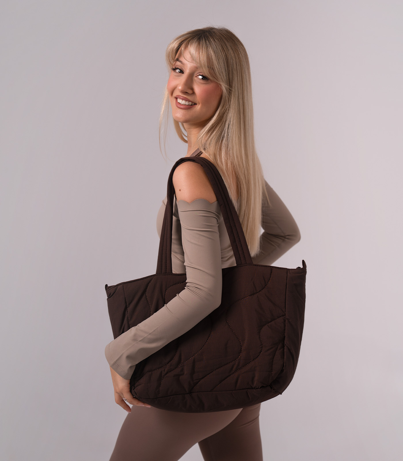Espresso Quilted Bag