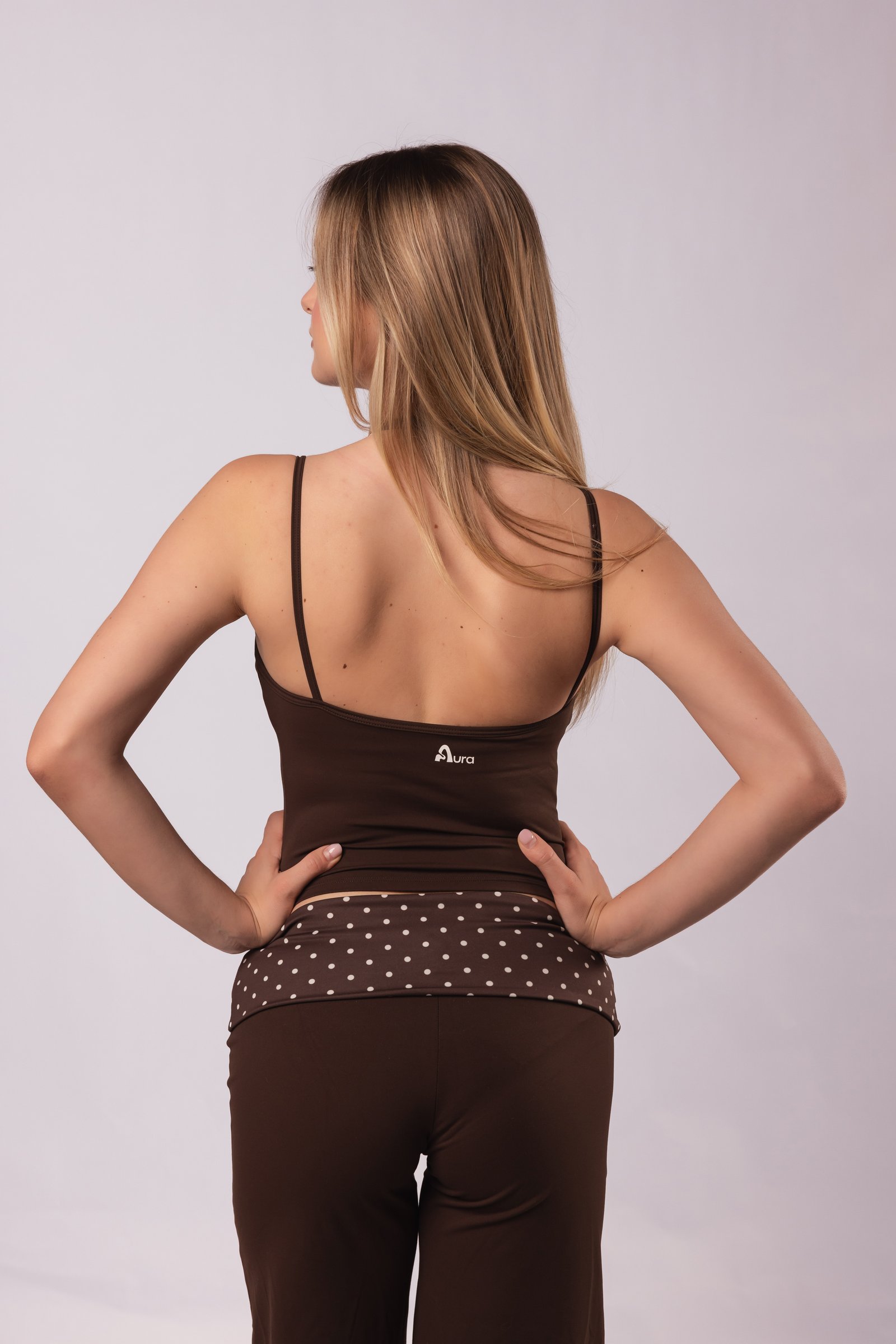 Mocha Polka Dot Top - Image 2