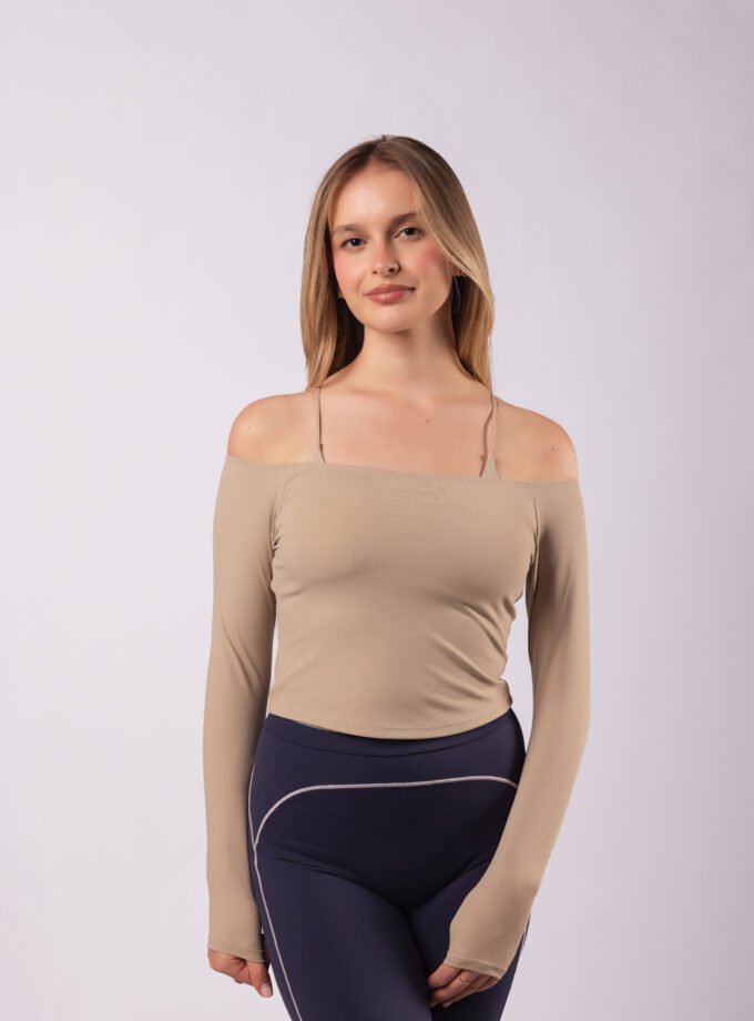 Stone Milk Off Shoulder Top