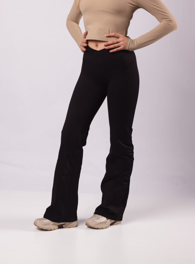 Midnight Sculpted Flared Leggings